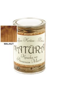 Lineļļas krāsa NATURA riekstkoks