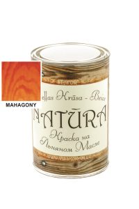 Lineļļas krāsa NATURA mahagons