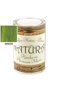 Lineļļas krāsa NATURA zaļa