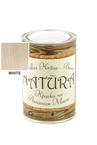 Lineļļas krāsa NATURA balta