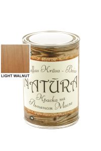 Lineļļas krāsa NATURA gaišs riekstkoks