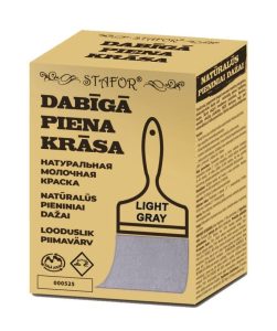 PIENA krāsa sausa, gaiši pelēka