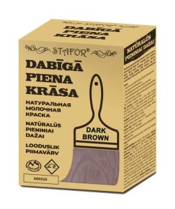 PIENA krāsa sausa, tumši brūna