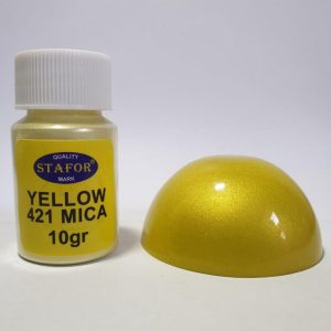 DZELTENS metālisks epoksīdu pigments 421