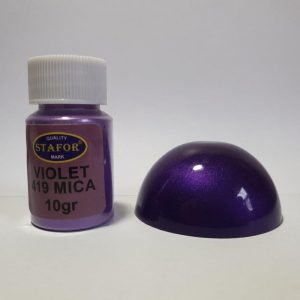 VIOLETS metālisks epoksīdu pigments 419B