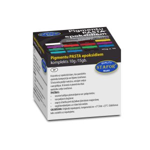 Pigmentu PASTA epoksīdiem komplekts