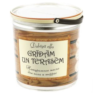 Natural oil for floors and terraces