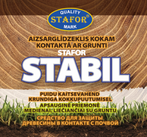 STABIL – защитный слой для дерева вместо битума